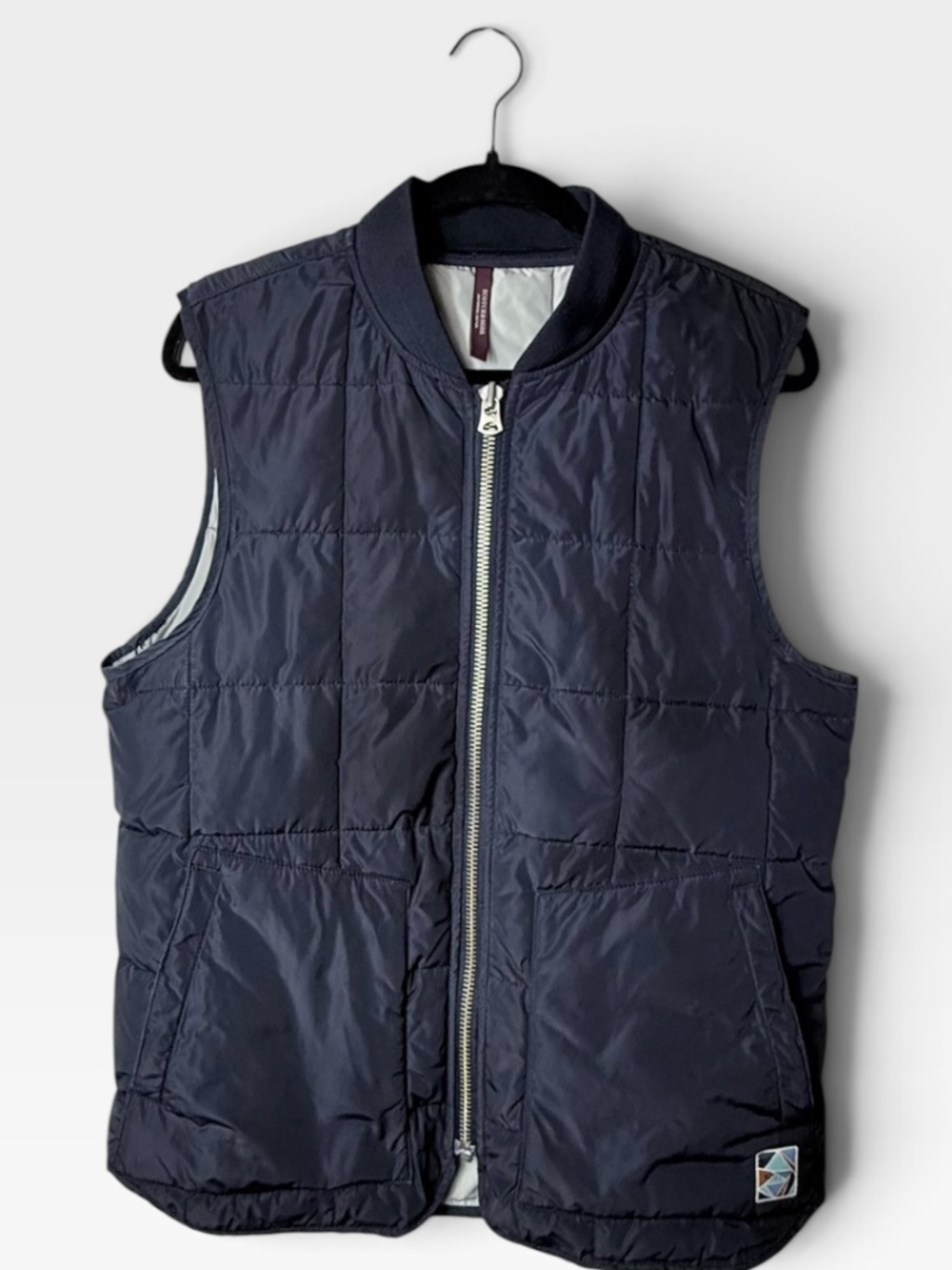 Scotch and Soda Quilted Navy Blue Puffer Vest Men's Size Medium Fall (X)